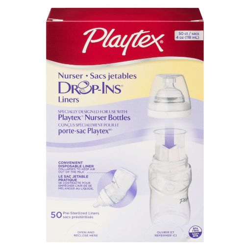 Picture of PLAYTEX INFANT DROP INS LINERS 4OZ 50S                                     