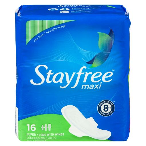 Picture of STAYFREE MAXI - SUPER LONG W/WINGS 16S                                     