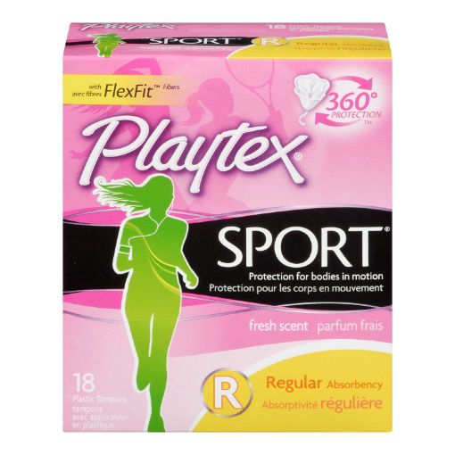 Picture of PLAYTEX SPORT TAMPONS - REGULAR - SCENTED 18S