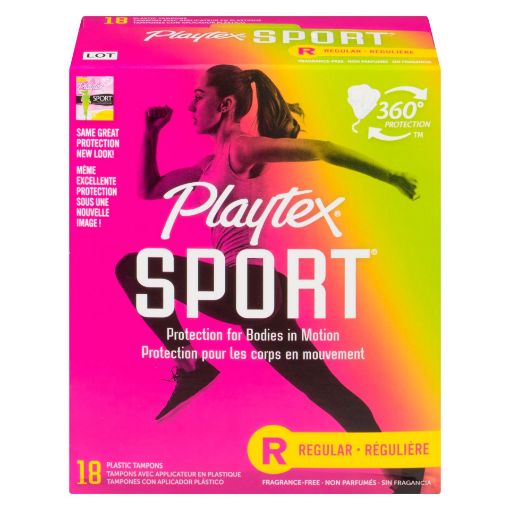 Picture of PLAYTEX SPORT TAMPONS - REGULAR 18S