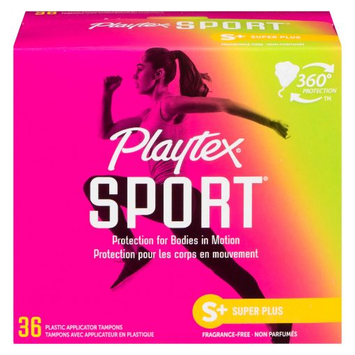 Picture of PLAYTEX SPORT TAMPONS - SUPER PLUS 36S                                     