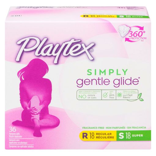 Picture of PLAYTEX GENTLE GLIDE TAMPONS - MULTI-PACK 36S