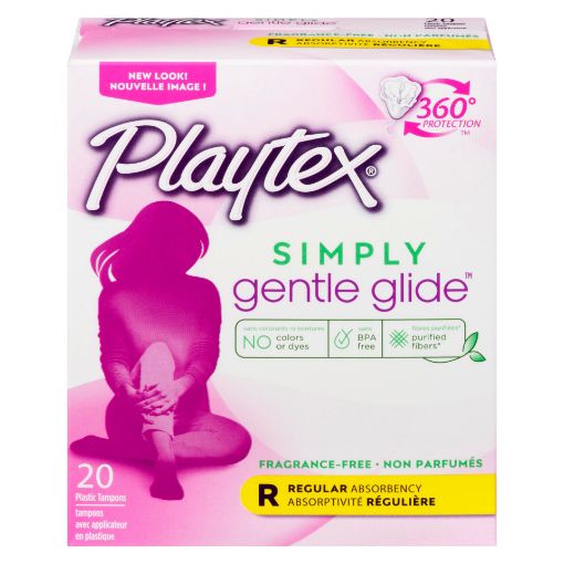 Picture of PLAYTEX GENTLE GLIDE TAMPONS - REGULAR 20S                                 
