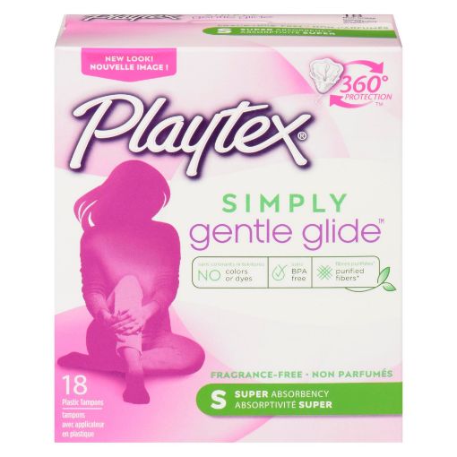Picture of PLAYTEX GENTLE GLIDE TAMPONS - SUPER 18S                                   