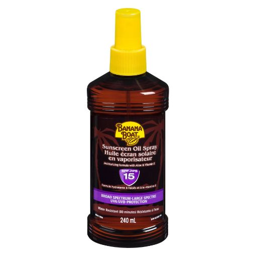 Picture of BANANA BOAT PROTECTIVE TANNING OIL SPF15 240ML                             