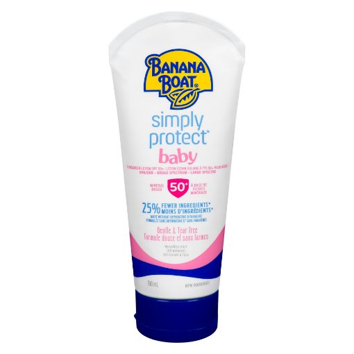 Picture of BANANA BOAT SIMPLY PROTECT BABY LOTION SPF50+ 180ML                        