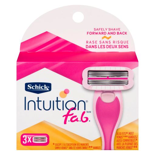 Picture of SCHICK INTUITION FAB RAZOR REFILL 3S                                       