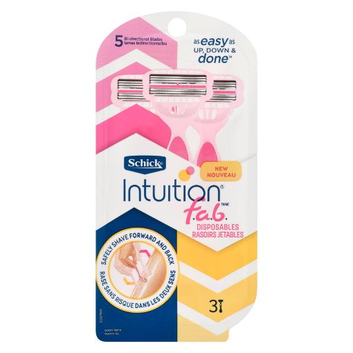 Picture of SCHICK INTUITION FAB DISPOSABLE RAZOR 3S                                   