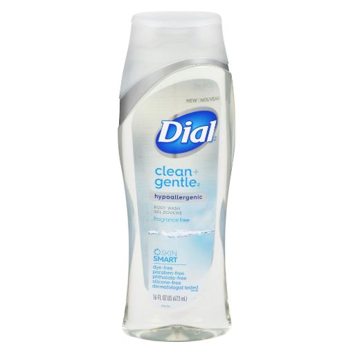 Picture of DIAL CLEAN + GENTLE BODY WASH - FRAGRANCE FREE 473ML                       