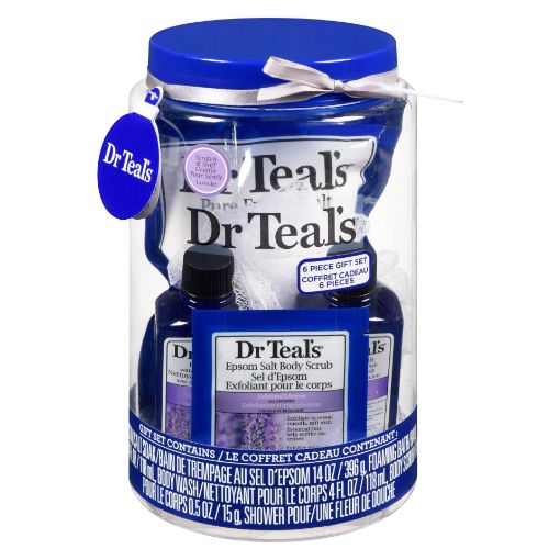Picture of DR. TEALS CANISTER 4PC GIFT SET -  LAVENDER