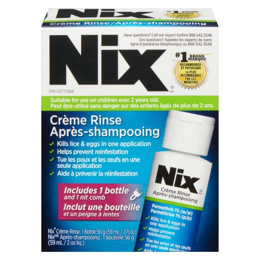 Picture of NIX CREME RINSE AND REM COMB 59ML