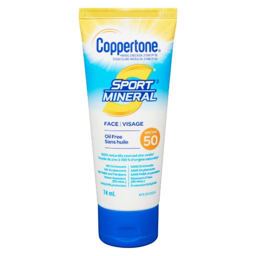 Picture of COPPERTONE SPORT MINERAL FACE SPF50 74ML