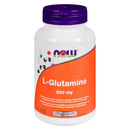 Picture of NOW L-GLUTAMINE 500MG 120S