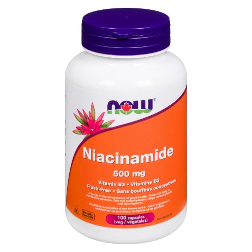 Picture of NOW NIACINAMIDE 500MG 100S