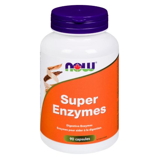 Picture of NOW SUPER ENZYMES DIGESTIVE ENZYMES - CAPSULES 90S                          