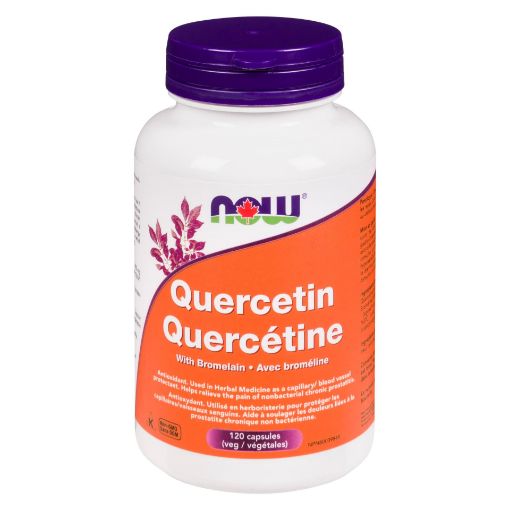 Picture of NOW QUERCETIN WITH BROMELAIN - VEGETABLE CAPSULES 120S  
