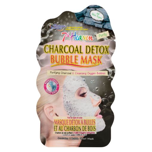 Picture of 7TH HEAVEN BUBBLE MASK - CHARCOAL                                          