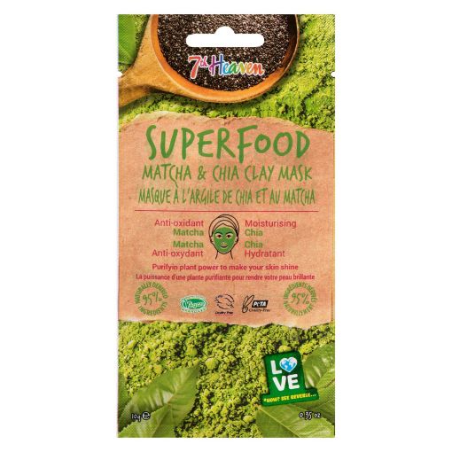 Picture of 7TH HEAVEN SUPERFOOD - MATCHA and CHIA CLAY MASK