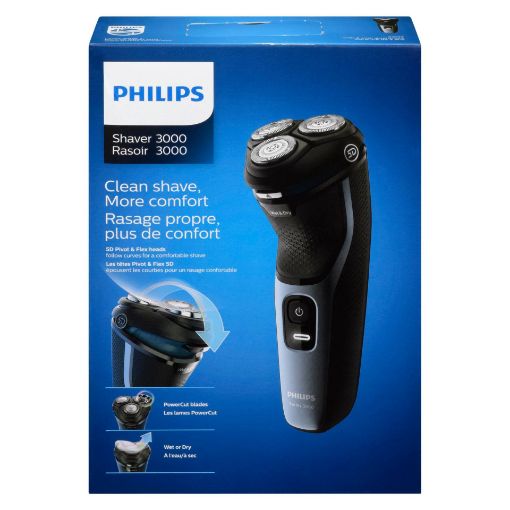 Picture of PHILIPS WET/DRY ELECTRIC SHAVER 3100 - SERIES 3000 S3133/51                