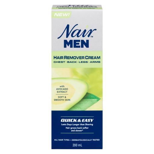 Picture of NAIR HAIR REMOVER FOR MEN - AVOCADO 200ML