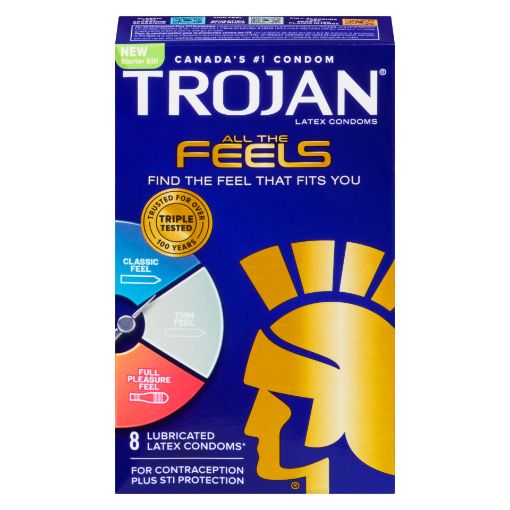 Picture of TROJAN CONDOMS -  ALL THE FEELS 8S                                         