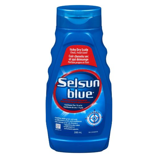 Picture of SELSUN BLUE SHAMPOO - ITCHY DRY SCALP 300ML                                