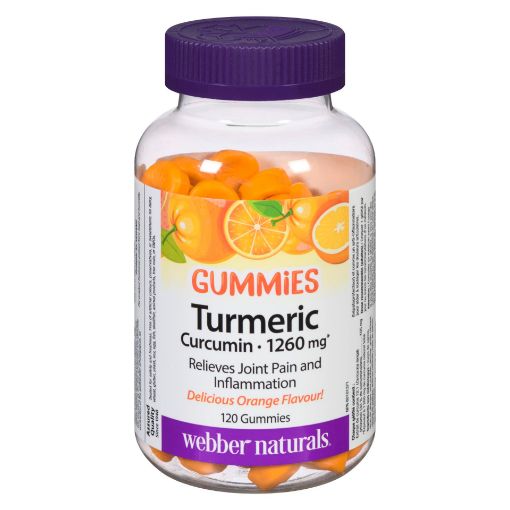 Picture of WEBBER NATURALS TURMERIC GUMMY 1260MG 120S                                 