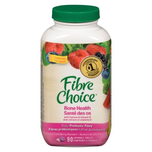 Picture of FIBRE CHOICE PREBIOTIC CHEWABLE TABLETS BONE HEALTH 90S                    