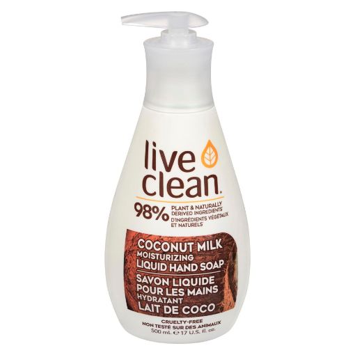 Picture of LIVE CLEAN COCONUT MILK - LIQUID SOAP 500ML                                
