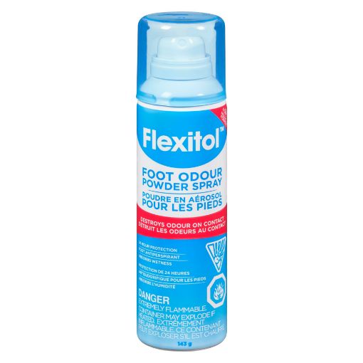 Picture of FLEXITOL FOOT ODOUR POWDER SPRAY 133GR                                     