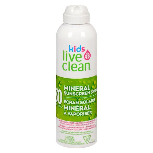 Picture of LIVE CLEAN KIDS MINERAL CONTINUOUS SPRAY SUN SPF30 177ML