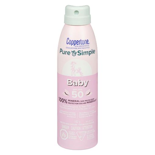 Picture of COPPERTONE WATERBABIES PURE and SIMPLE SPRAY SPF50 142GR