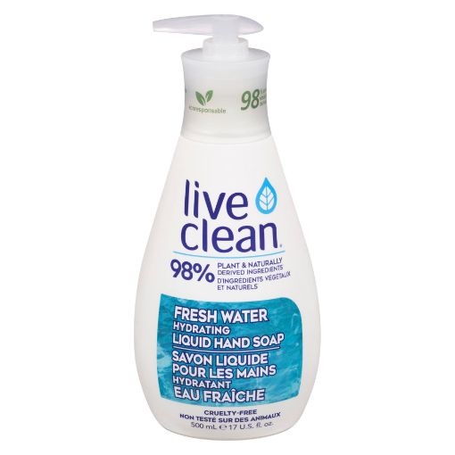 Picture of LIVE CLEAN LIQUID SOAP - FRESH WATER 500ML                                 