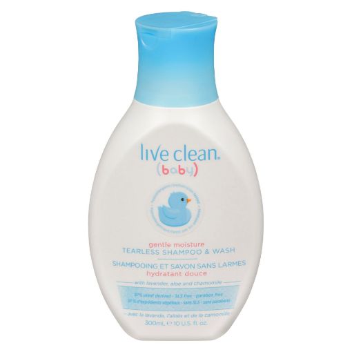 Picture of LIVE CLEAN BABY GENTLE TEARLESS SHAMPOO and WASH 300ML