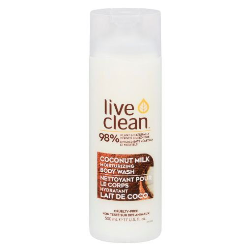Picture of LIVE CLEAN BODY WASH - COCONUT MILK 500ML                                  