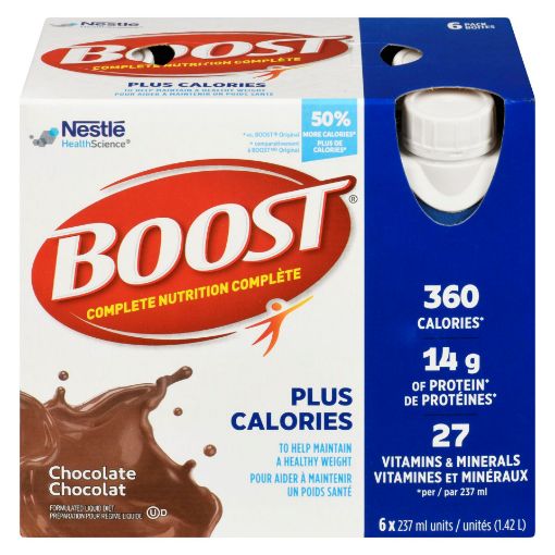 Picture of BOOST PLUS CALORIES - CHOCOLATE 6X237ML                                    