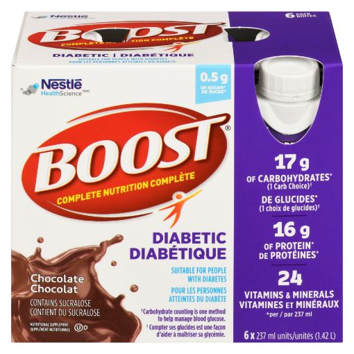 Picture of BOOST DIABETIC - CHOCOLATE 6X237ML                                         