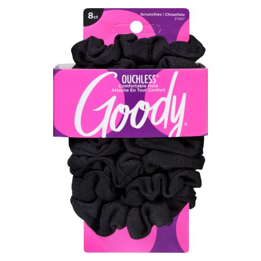 Picture of GOODY SCRUNCHIE - BLACK 8S