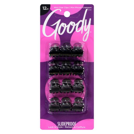 Picture of GOODY MINI CLAW CLIPS - BLACK 12S