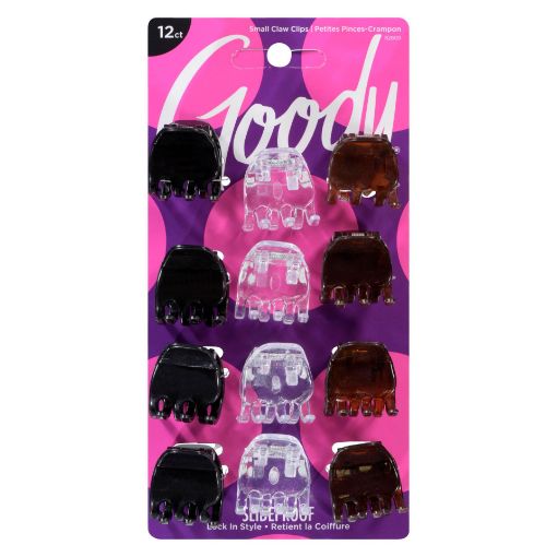 Picture of GOODY HALF CLAW CLIPS - SMALL - 3 PRONG 12S