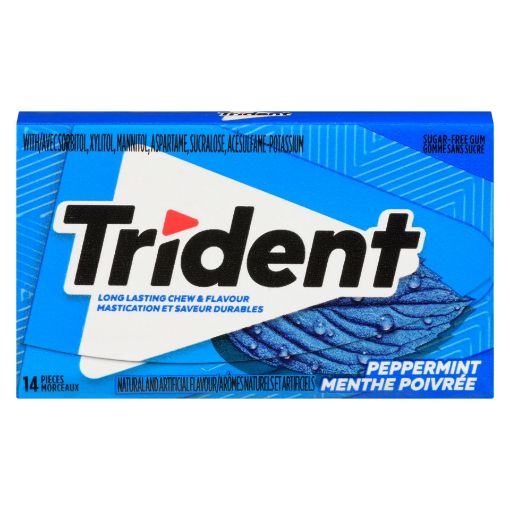 Picture of TRIDENT GUM - PEPPERMINT - SLAB 14S