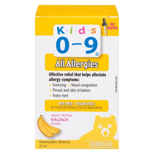 Picture of HOMEOCAN ALLERGIES - KIDS 0-9 25ML                                         