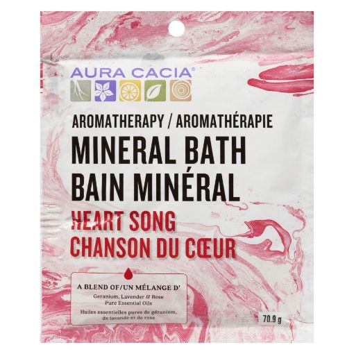 Picture of AURA CACIA MINERAL BATH SACHET - HEART SONG 71GR                           