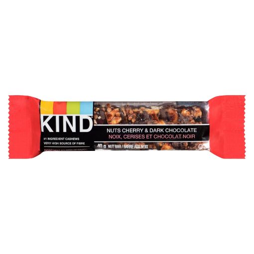 Picture of KIND PLUS DARK CHOCOLATE and  CHERRY CASHEW + 40GR
