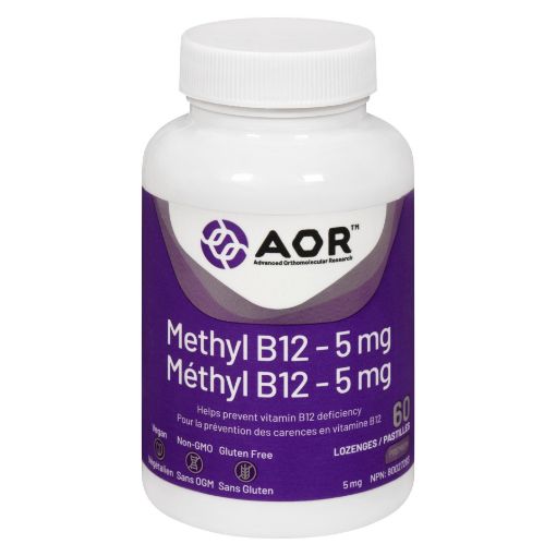 Picture of AOR METHYL B12 - 5MG LOZENGES 60S              