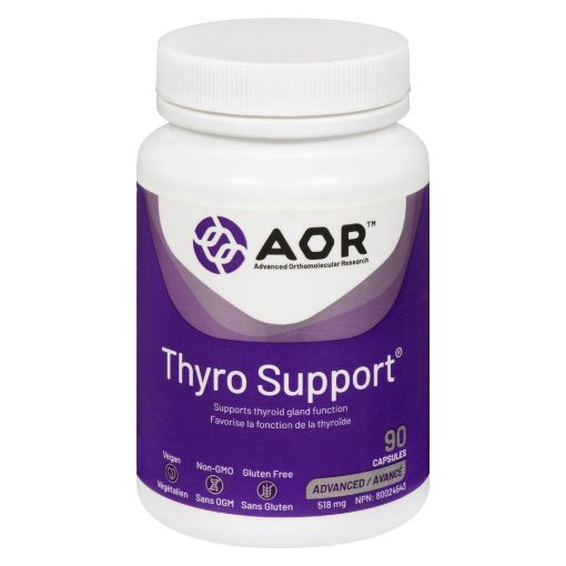 Picture of AOR THYRO-SUPPORT - VEGETABLE CAPSULES 518MG 90S                         