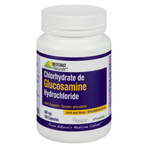 Picture of WESTCOAST NATURALS GLUCOSAMINE HYDROCHLORIDE CAPS 500M               