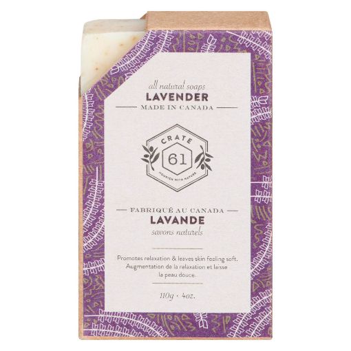 Picture of CRATE 61 LAVENDER SOAP - ALL NATURAL 110GR