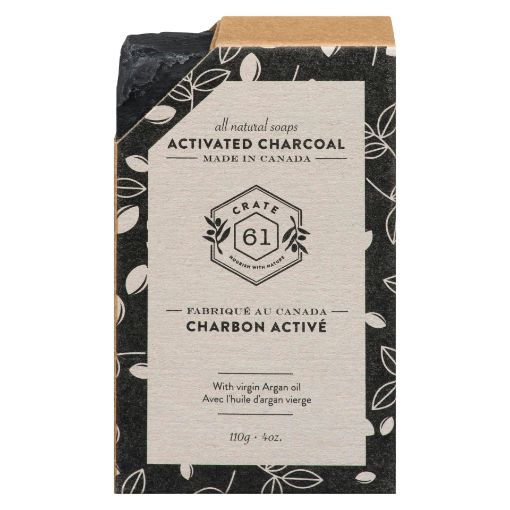 Picture of CRATE 61 ACTIVATED CHARCOAL SOAP - ALL NATURAL 110GR              
