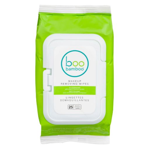 Picture of BOO BAMBOO MAKE UP REMOVER WIPES 25S                                       